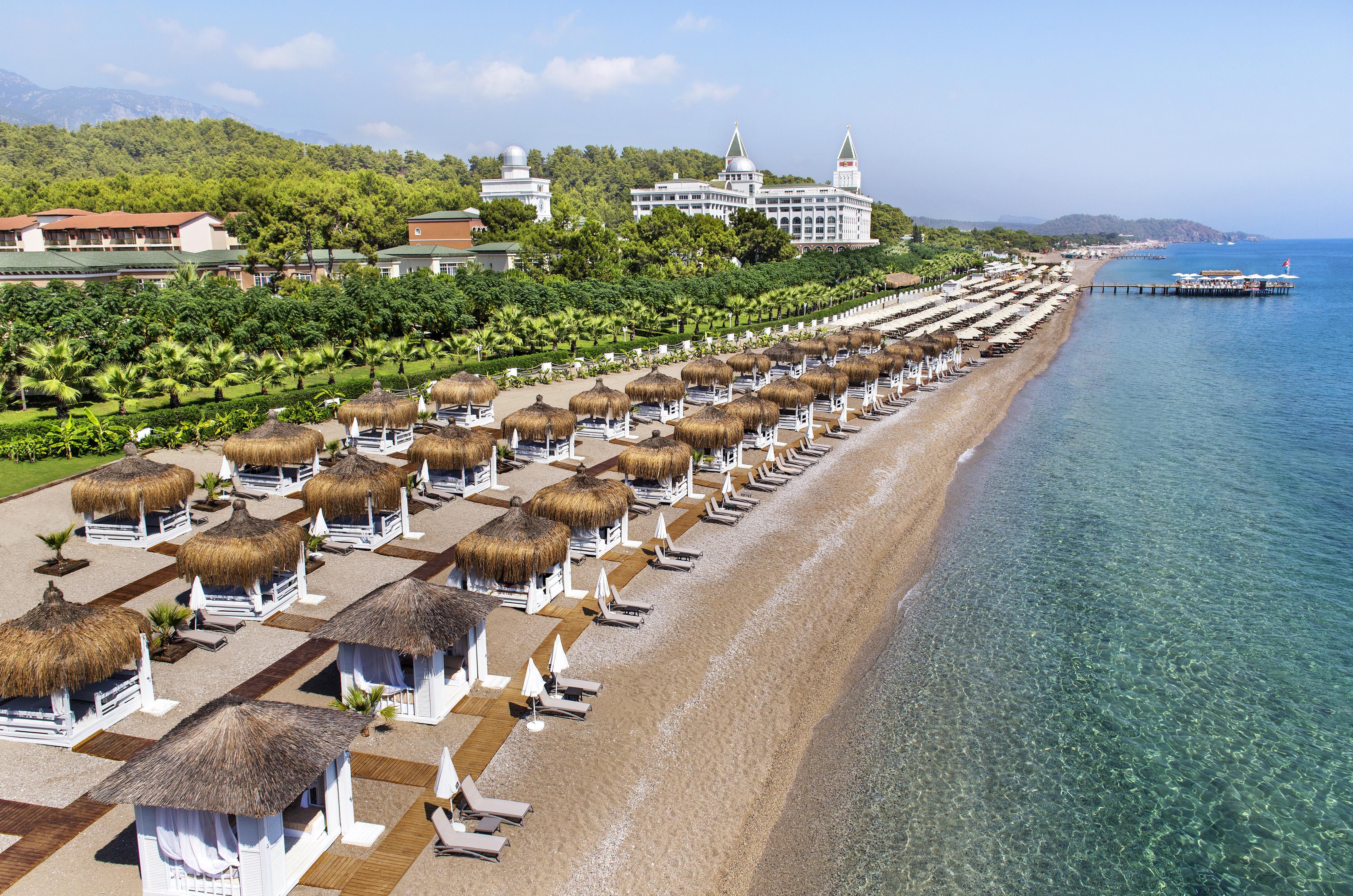 Турция песчаный пляж отдых с детьми. Отель Amara Dolce Vita Турция.